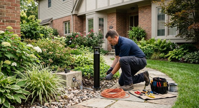 Outdoor Lamp Installation in Denver, CO